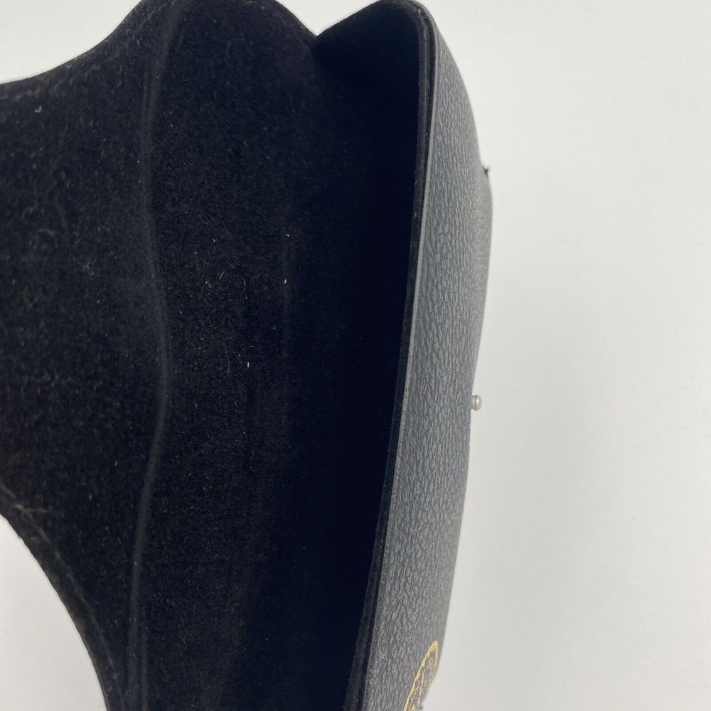 Ray-Ban‎ Sunglasses Case + Cloth Black Chromance Pebbled Leather - Picture 3 of 4